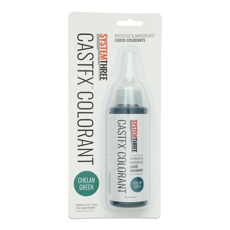 System Three Resins CastFX Liquid Colorant, Chelan Green, 4oz 0585S06